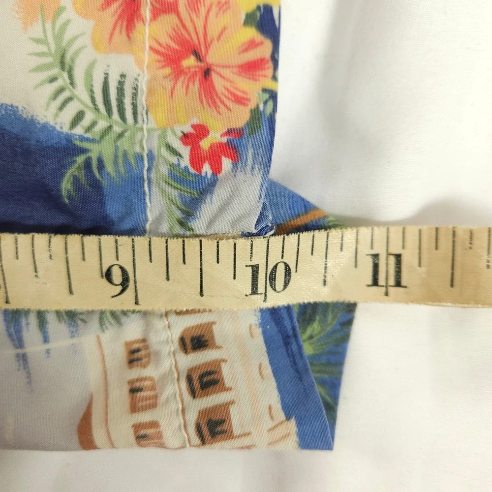 Polo Ralph Lauren Blue Hawaiian Board‎ Shorts Swim Trunks Mens Large